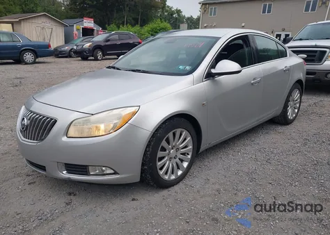 2011 Buick Regal Cxl Turbo Russelsheim из США, поврежденный, VIN W04GV5EV1B1125341